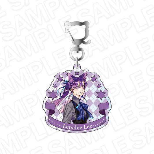 D.Gray-man Holographic Acrylic Keychain [Lenalee Lee - cat ver.]