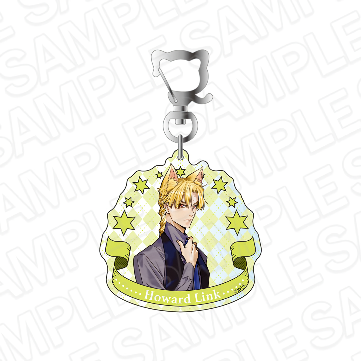 D.Gray-man Holographic Acrylic Keychain [Howard Link - cat ver.]