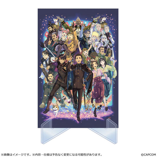 The Great Ace Attorney 10th Anniversary Illustration Card Set w/ Stand