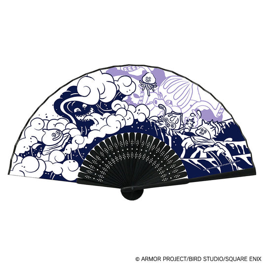 Dragon Quest Smile Slime Folding Fan [Sea]