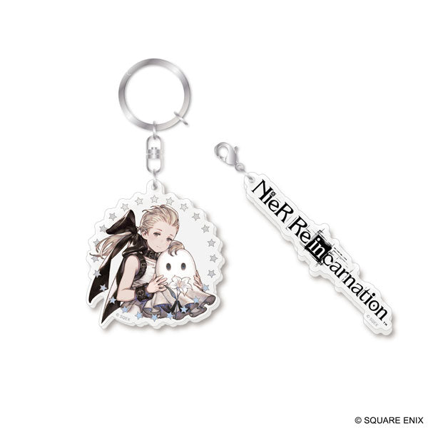 NieR Series 15th Anniversary Acrylic Keychain [Fio & Mama]