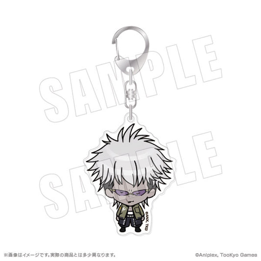 HUNDRED LINE -Last Defense Academy- Official Chibi Acrylic Keychain [Takemaru Yakushiji]