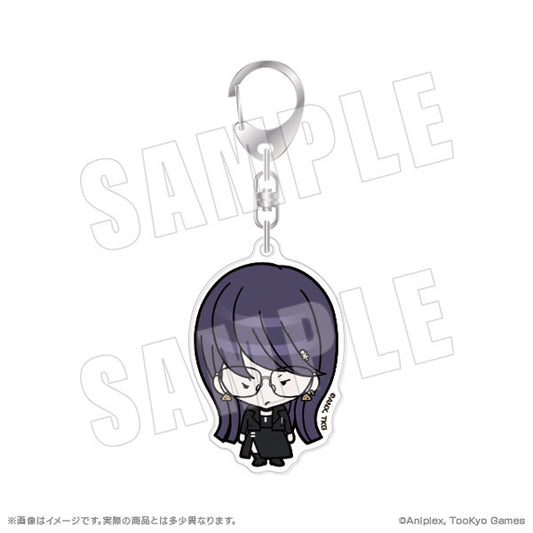 HUNDRED LINE -Last Defense Academy- Official Chibi Acrylic Keychain [Hiruko Shizuhara]