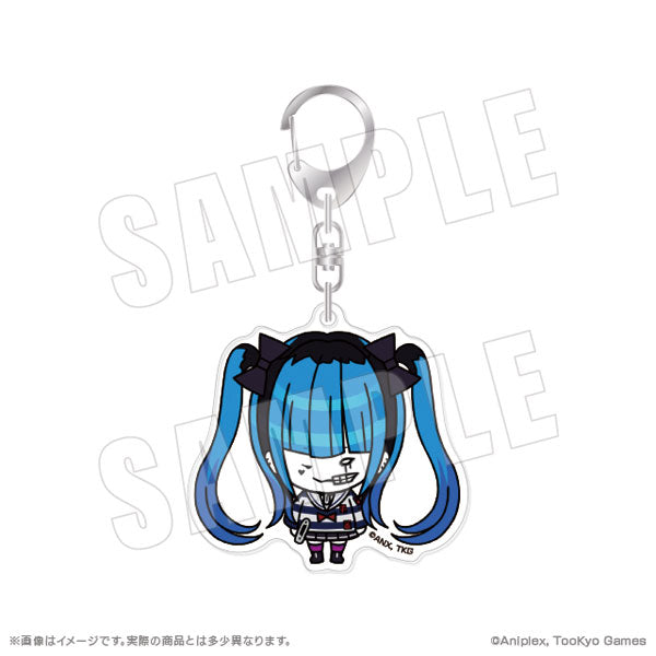 HUNDRED LINE -Last Defense Academy- Official Chibi Acrylic Keychain [Darumi Amemiya]