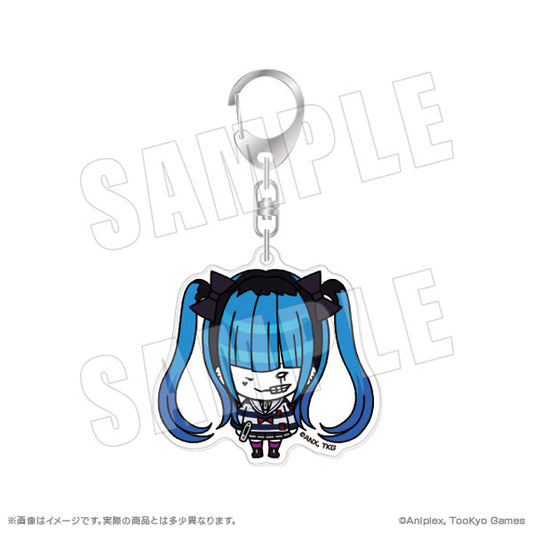 HUNDRED LINE -Last Defense Academy- Official Chibi Acrylic Keychain [Darumi Amemiya]