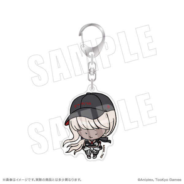 HUNDRED LINE -Last Defense Academy- Official Chibi Acrylic Keychain [Tsubasa Kawana]