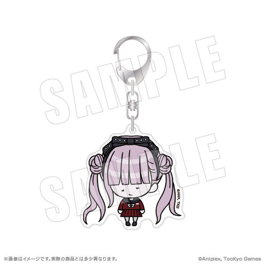 HUNDRED LINE -Last Defense Academy- Official Chibi Acrylic Keychain [Kako Tsukumo]