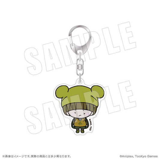 HUNDRED LINE -Last Defense Academy- Official Chibi Acrylic Keychain [Shouma Ginzaki]