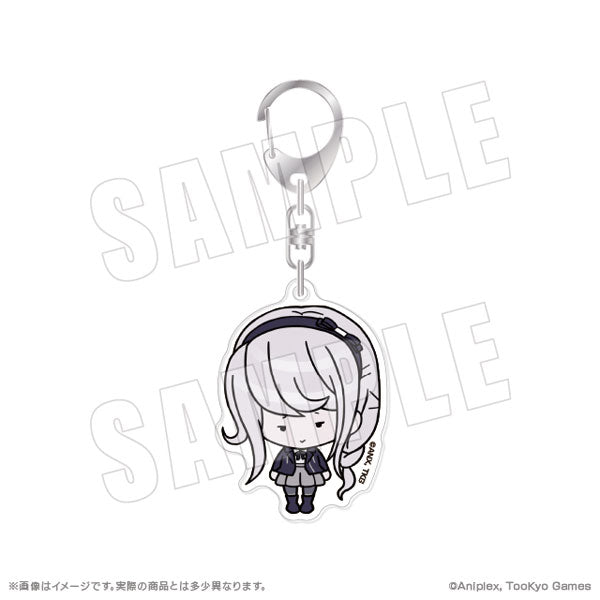 HUNDRED LINE -Last Defense Academy- Official Chibi Acrylic Keychain [Nozomi Kirifuji]