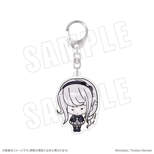 HUNDRED LINE -Last Defense Academy- Official Chibi Acrylic Keychain [Nozomi Kirifuji]