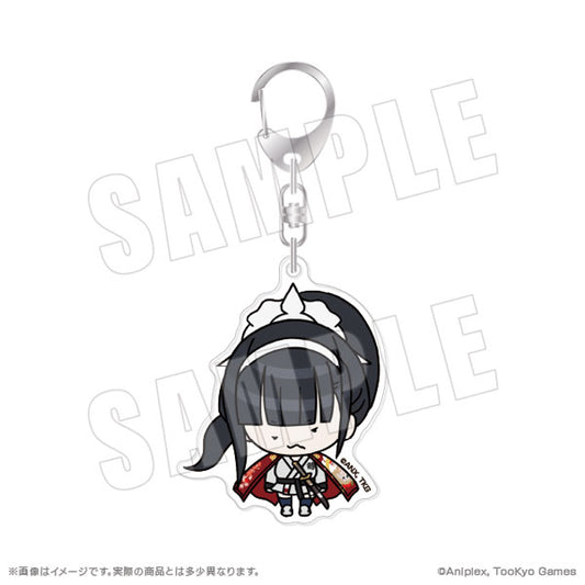 HUNDRED LINE -Last Defense Academy- Official Chibi Acrylic Keychain [Kyoshika Magadori]