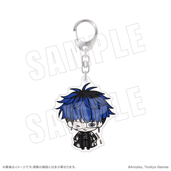 HUNDRED LINE -Last Defense Academy- Official Chibi Acrylic Keychain [Yugamu Omokage]