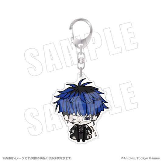 HUNDRED LINE -Last Defense Academy- Official Chibi Acrylic Keychain [Yugamu Omokage]