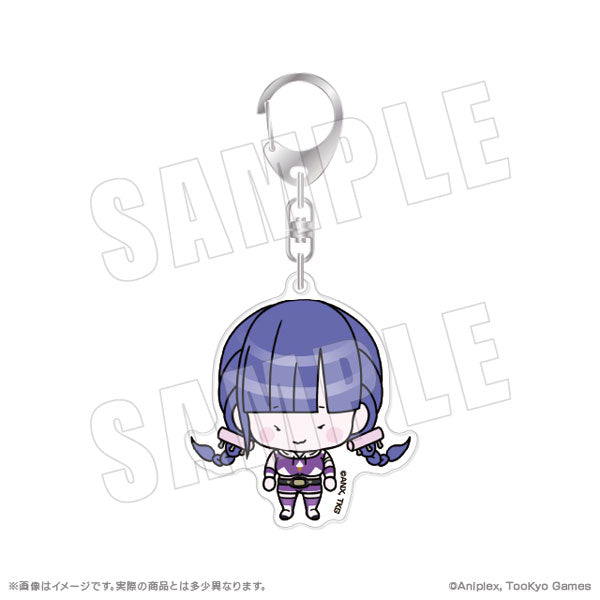 HUNDRED LINE -Last Defense Academy- Official Chibi Acrylic Keychain [Moko Mojiro]