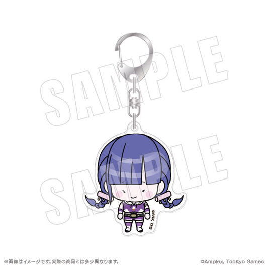 HUNDRED LINE -Last Defense Academy- Official Chibi Acrylic Keychain [Moko Mojiro]