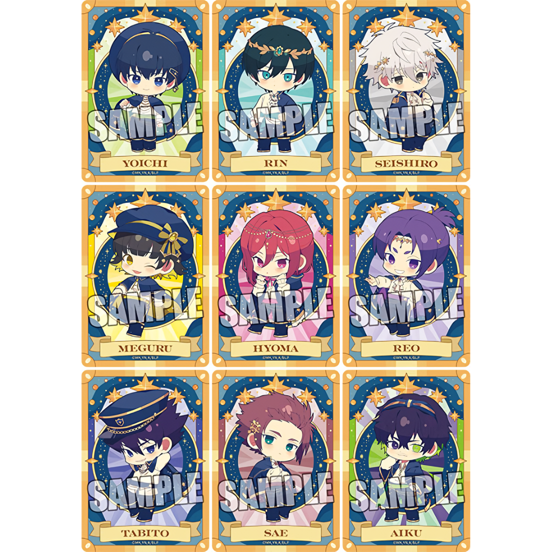 [FULL SET] Blue Lock (Horoscope Ver.) Trading Mini Clear Card