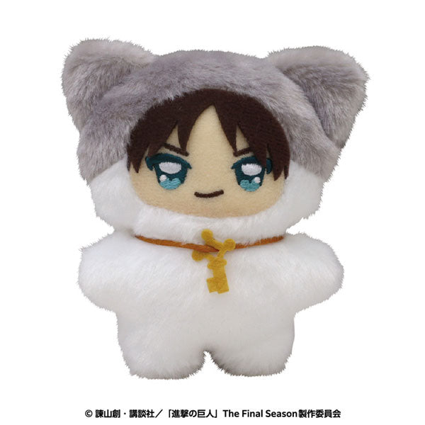 Attack on Titan Chimi Kemo Mascot Plush Keychain [Eren Yeager]