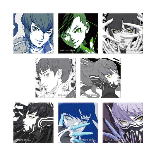 Shin Megami Tensei Series Commemorative Illustrations Trading Square Tin Badge