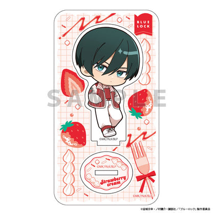 Blue Lock Strawberry Cream Acrylic Stand [Rin Itoshi]