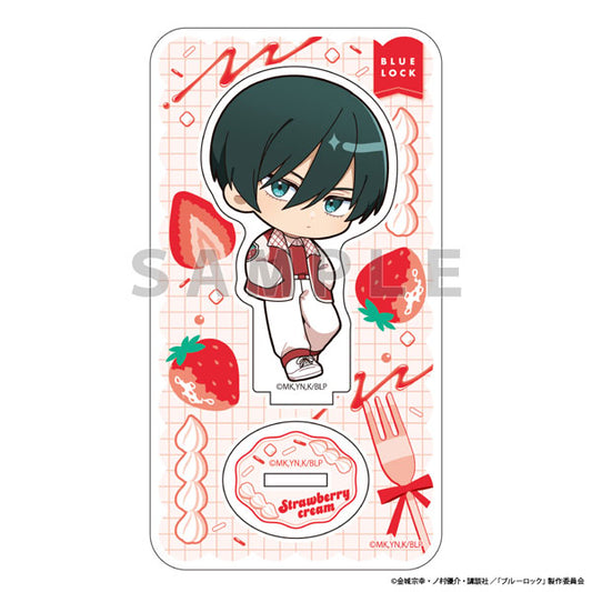 Blue Lock Strawberry Cream Acrylic Stand [Rin Itoshi]