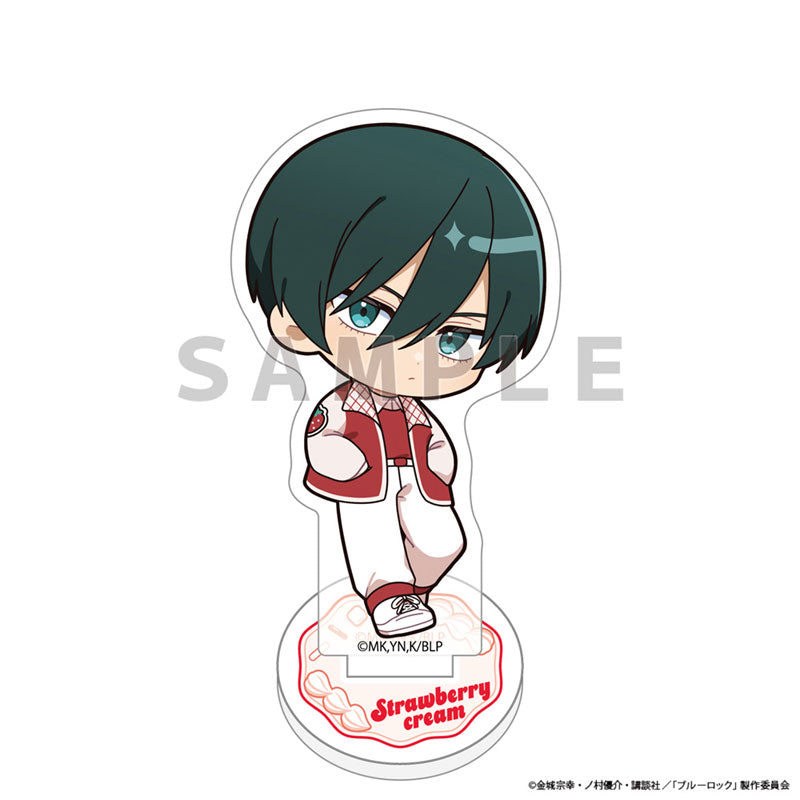 Blue Lock Strawberry Cream Acrylic Stand [Rin Itoshi]