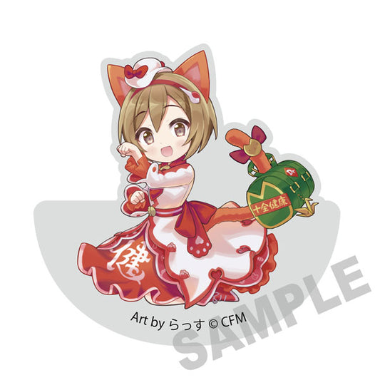 Hatsune Miku x Lucky Cat Wobbly Acrylic Block [MEIKO]