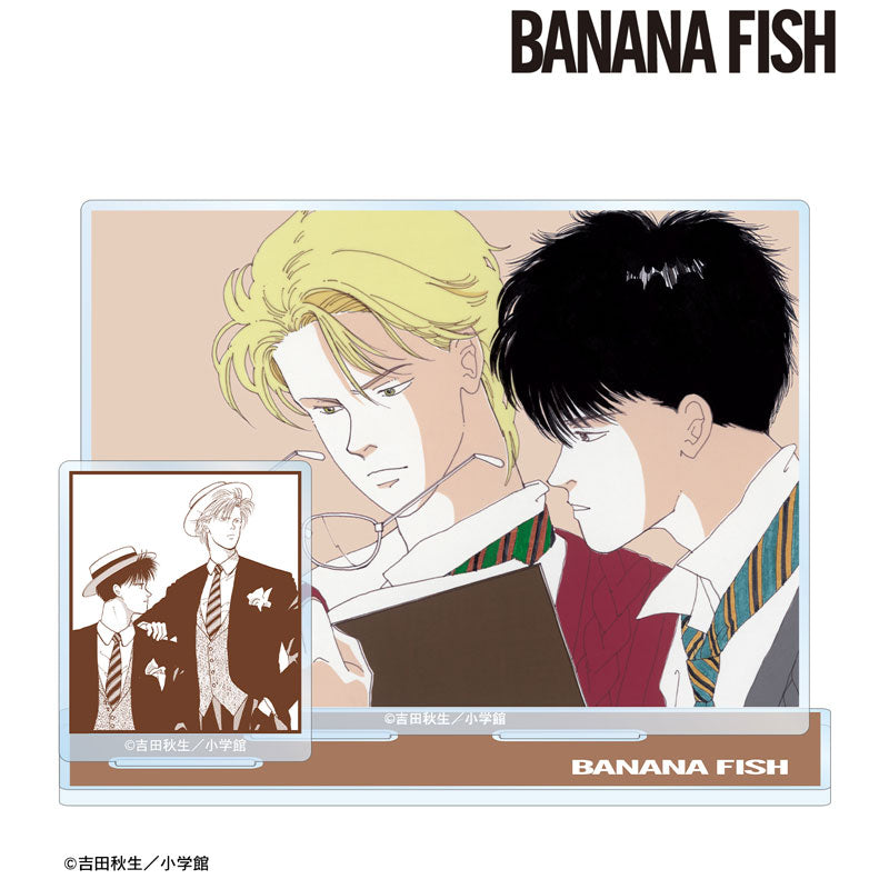 BANANA FISH Big Acrylic Stand w/ Parts [Ash Lynx & Eiji Okumura]