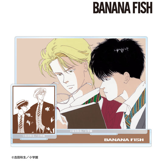 BANANA FISH Big Acrylic Stand w/ Parts [Ash Lynx & Eiji Okumura]
