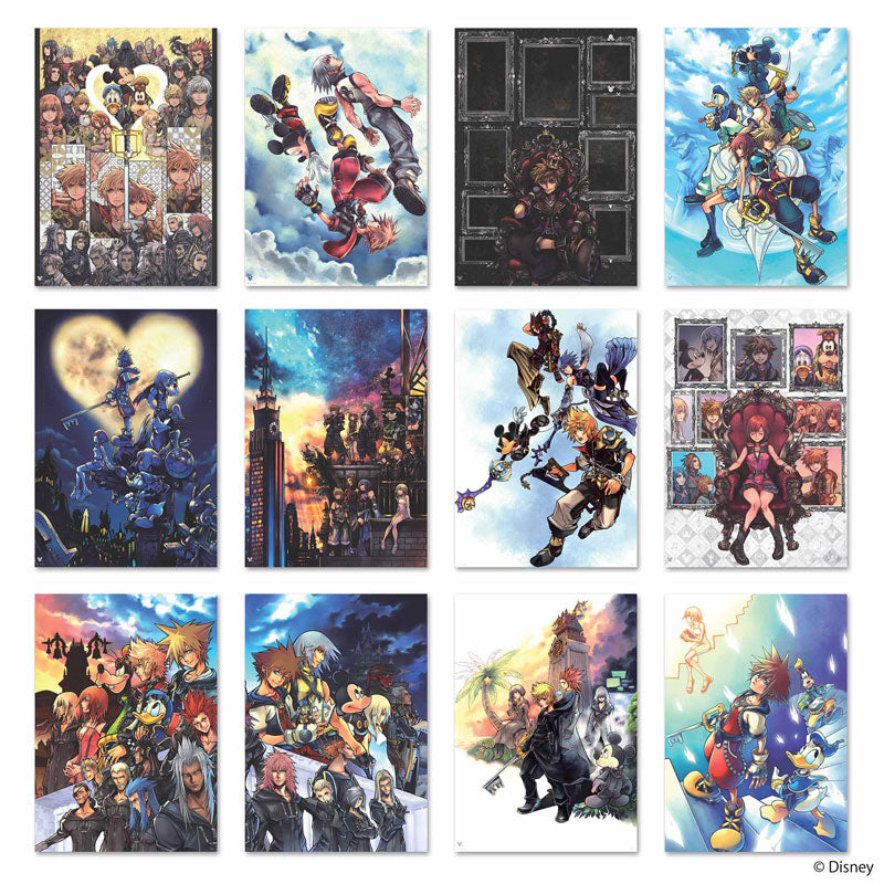 Kingdom Hearts A4-size Trading Mini Clear Poster