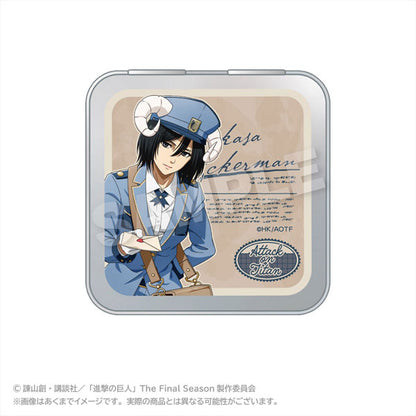 Attack on Titan (Mail Delivery ver.) Collection Tin Case [Mikasa Ackerman]