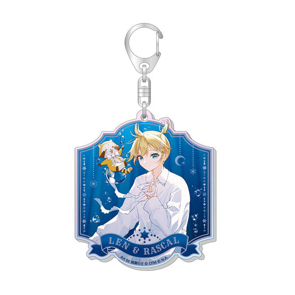 Hatsune Miku x Rascal 2025 Aurora Acrylic Keychain [Kagamine Len]