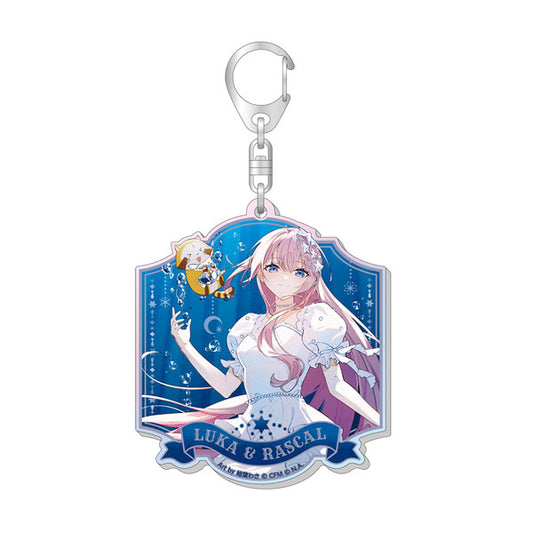Hatsune Miku x Rascal 2025 Aurora Acrylic Keychain [Megurine Luka]