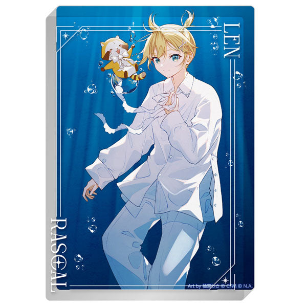 Hatsune Miku x Rascal 2025 Acrylic Block [Kagamine Len]