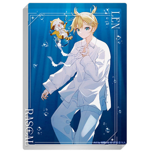 Hatsune Miku x Rascal 2025 Acrylic Block [Kagamine Len]