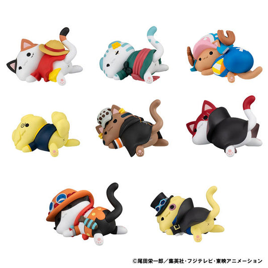 MEGA CAT PROJECT ONE PIECE Oyasumi Nyan Piece Nya-n! Petari! Blind Box