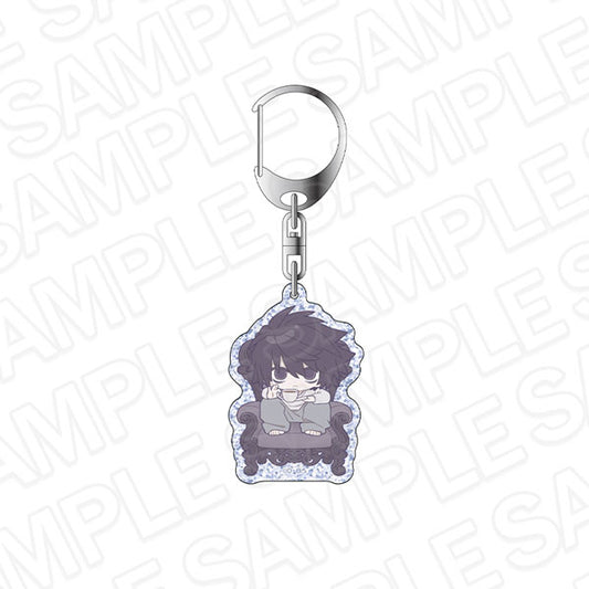 Death Note Glitter Acrylic Keychain [L (Chibi ver.)]