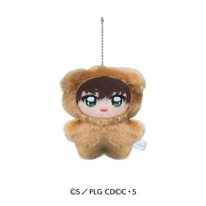 Code Geass: Lelouch of the Rebellion Chimi Kemo Mascot Plush Keychain [Suzaku Kururugi]