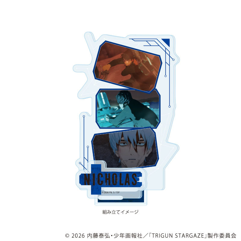 Trigun Stargaze Memories Acrylic Stand Plate [Nicholas D. Wolfwood]