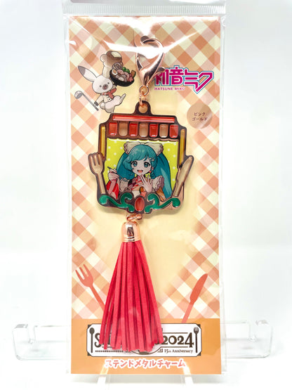 Snow Miku 2024 Metal Keychain [Rose Gold]