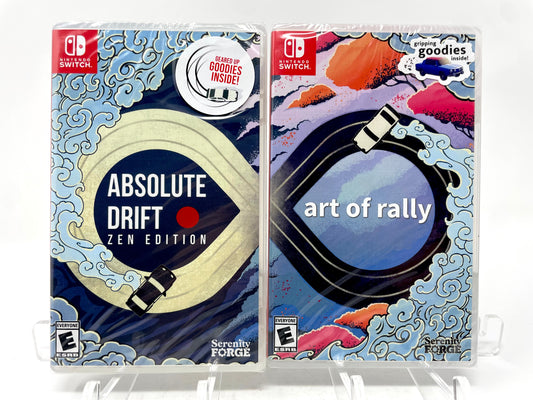 Absolute Drift (301/500) & Art of Rally (321/500)  PAX EXCLUSIVE (Nintendo Switch, 2020, 2021)