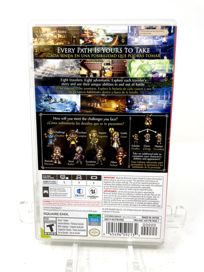Octopath Traveler (Nintendo Switch, 2018) [MDE COVER]