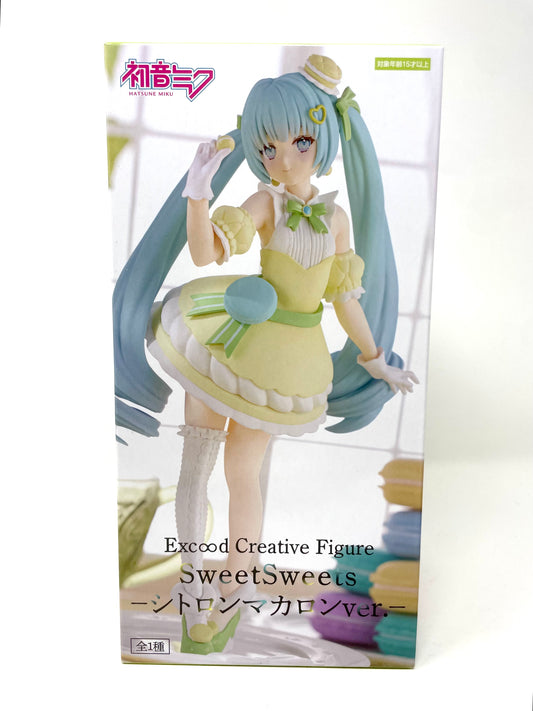 FuRyu - Exceed Creative SweetsSweets Hatsune Miku Figure (Citron Macaron Ver.)