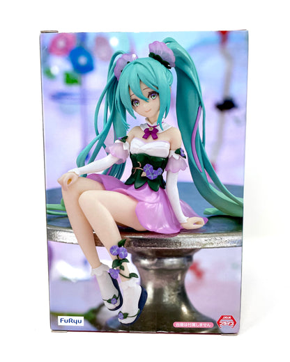 FuRyu - Hatsune Miku Flower Fairy Noodle Stopper Figure [Pink Morning Glory]