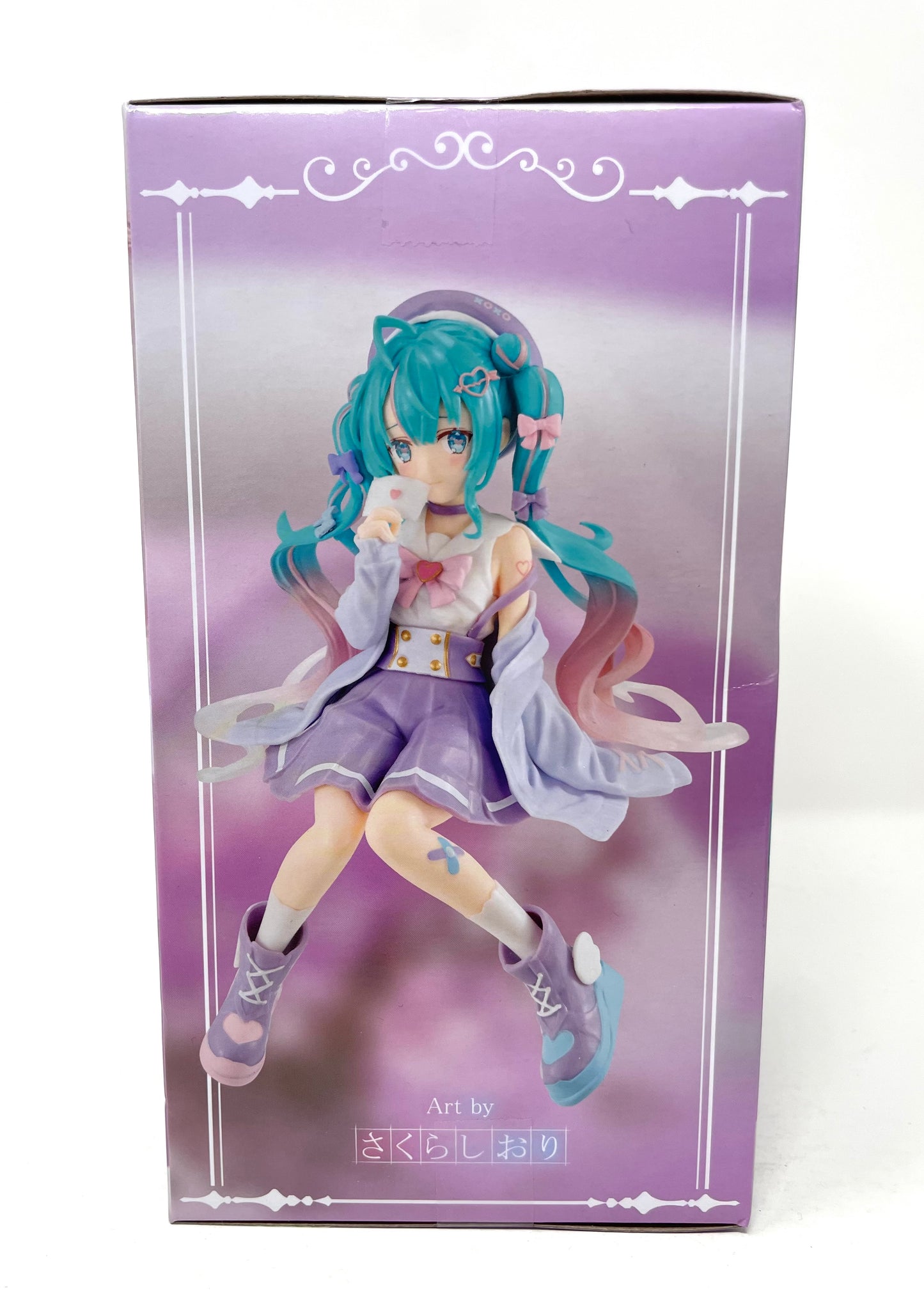 FuRyu - Hatsune Miku Noodle Stopper Figure [Koisuru Sailor Fuku - Purple ver.]