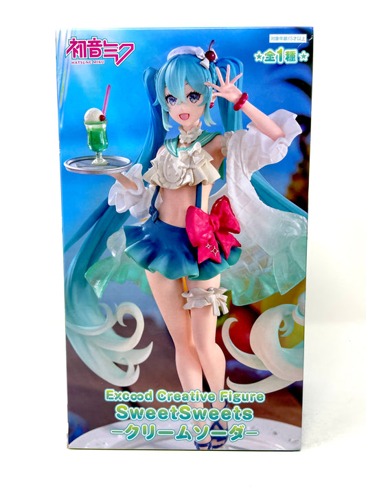 FuRyu - Exceed Creative SweetSweets Hatsune Miku (Melon Soda Float ver.) Figure