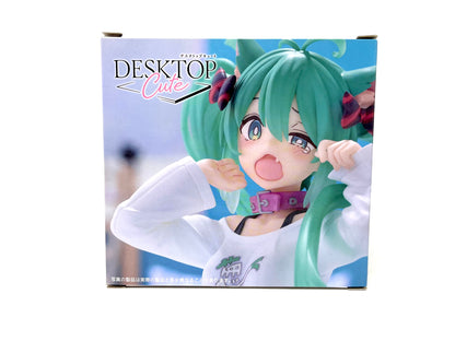 Taito - Desktop Cute Figure [Hatsune Miku - Desktop Nekomimi ver.]