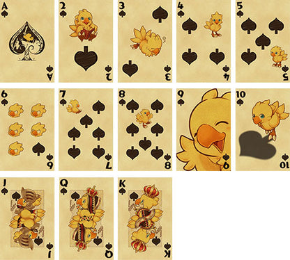 Final Fantasy Chocobo Playing Cards