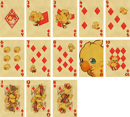 Final Fantasy Chocobo Playing Cards