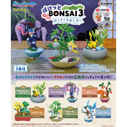 Re-MENT Pokemon Pocket Bonsai 3 "With the Changing Seasons" Blind Box