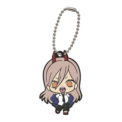 Chainsaw Man Capsule Mascot Trading Rubber Keychain